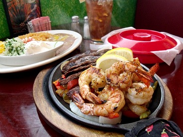 Steak, Chicken & Shrimp Fajitas